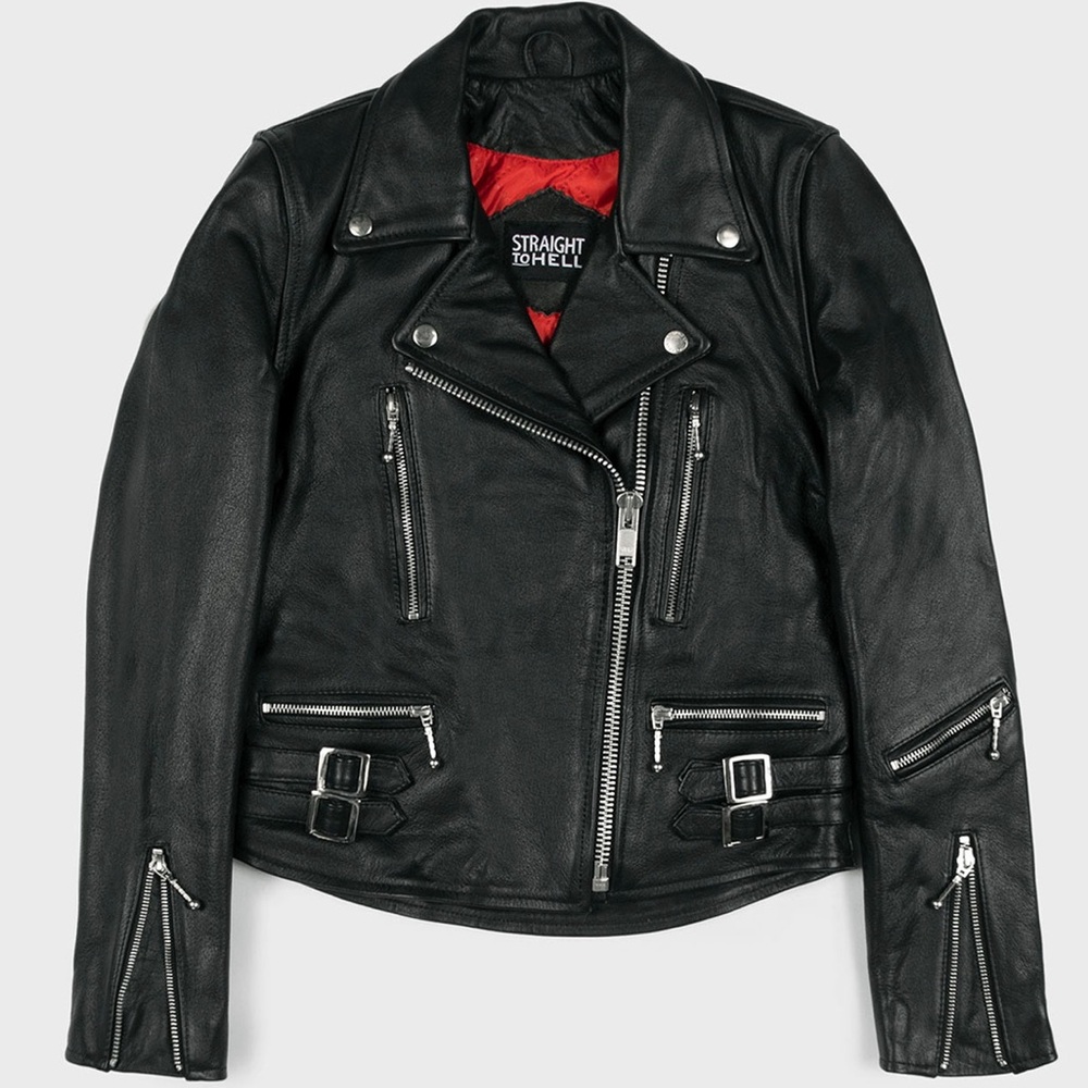 DEFECTOR – BLACK AND NICKEL LEATHER JACKET